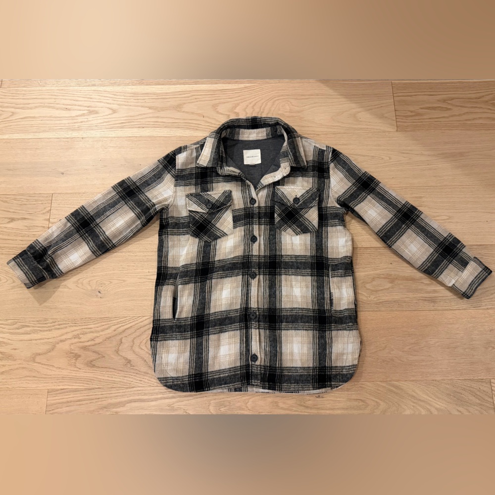 Thread & Supply Plaid Fleece Shirt Jacket